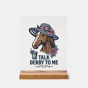 Chapeau de cheval Derby vintage Talk Derby To Me D