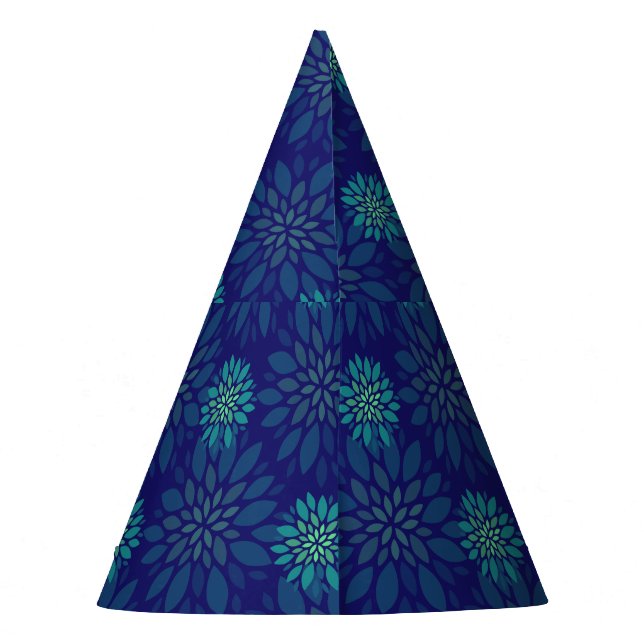 Chapeau de fête à motif floral (Dos)