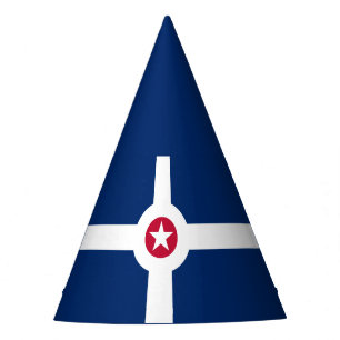 Chapeau de fête avec drapeau d'Indianapolis, India