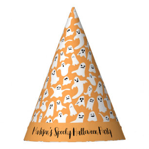 Chapeau de fête d'anniversaire orange Halloween Sp