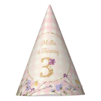 Chapeau de fête d'anniversaire personnalisé Lapin
