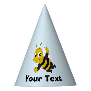 Chapeau de fête en dessin animé d'abeille personna
