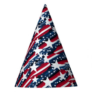 Chapeau de fête Étoiles Patriotiques