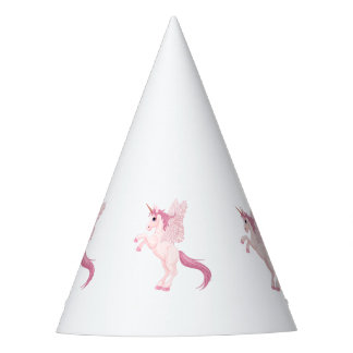 Chapeau de fête Licorne Pegasus Rose