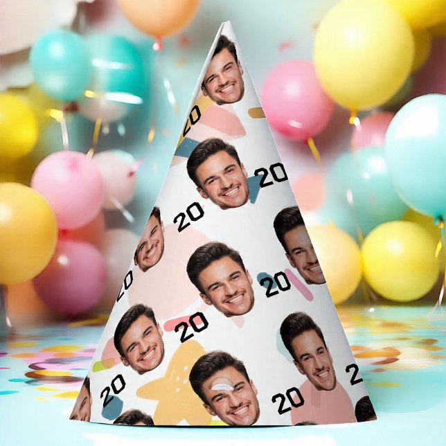 Chapeau de fête personnalisé, Âge d'anniversaire p (Créateur téléchargé)