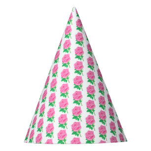 Chapeau de fête Rose Rose