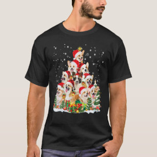Chapeau de Père Noël Arbre de Noël Corgi Sweat Ugl