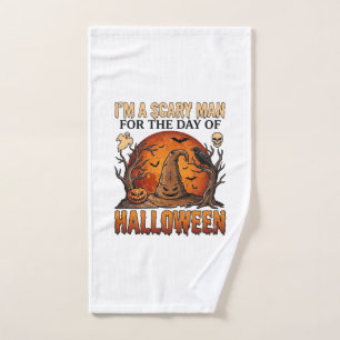 Chapeau de sorcière d'Halloween de l'Homme effraya
