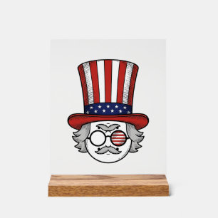 Chapeau Haut de Forme à l'Envers Patriotique Dessi
