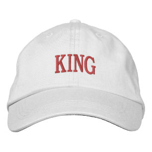 Chapeaux Casquettes brodés avec nom de texte ROI