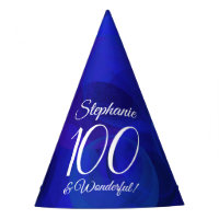 100 et merveilleux Anniversaire Royal Bleu