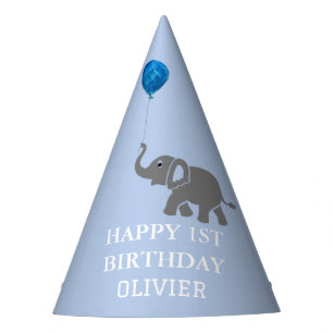 Chapeaux De Fêtes 1ère fête d'anniversaire Blue Boy Kids