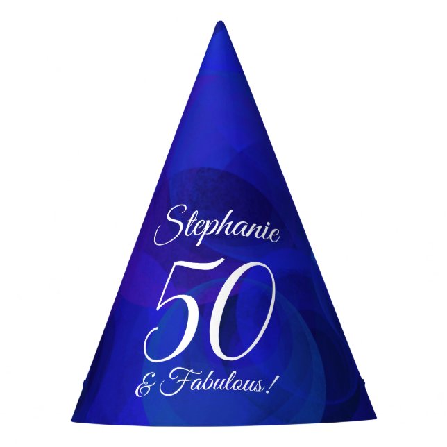 Chapeaux De Fêtes 50 & Fabuleux Anniversaire Royal Blue (Devant)