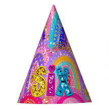 6ème Rainbow Sequin Gold Parties scintillant Maxim