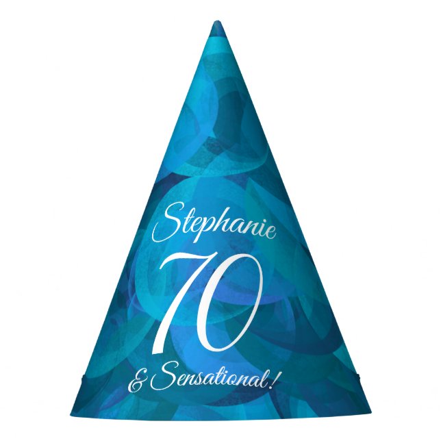 Chapeaux De Fêtes 70 & Sensational Ocean Blue Birthday (Devant)