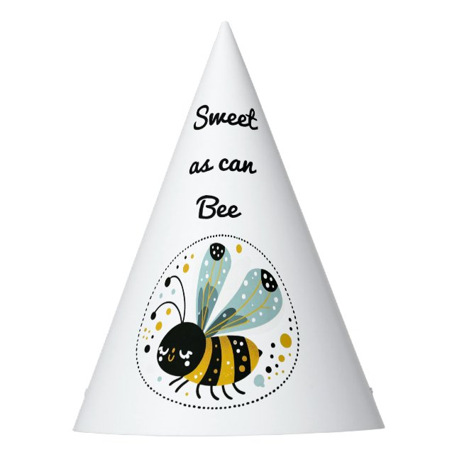 Chapeaux De Fêtes Abeille blanche (Devant)