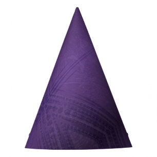 Chapeaux De Fêtes Acceptation Motif Boho violet écectique