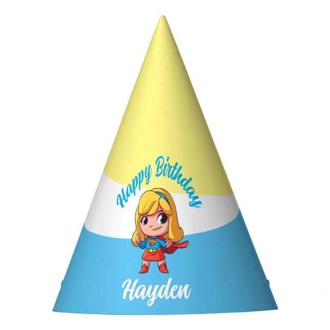 Chapeaux De Fêtes Adorable Stance Supergirl (Devant)