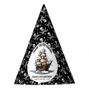 Chapeaux De Fêtes Ahoy ! Pirate Ship 8e anniversaire