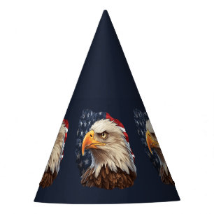 Chapeaux De Fêtes Aigle à drapeau américain