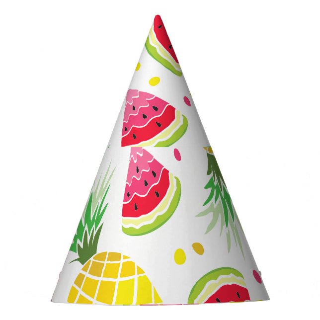 Chapeaux De Fêtes Aiguille de pastèque Été Imprimer sans joint (Devant)