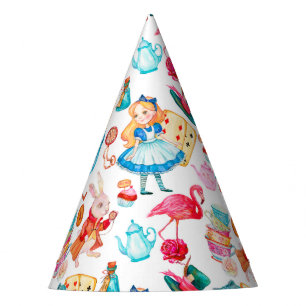Chapeaux De Fêtes Alice au pays des merveilles Aquarelle