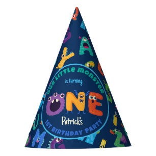 Chapeaux De Fêtes Alphabet Monstres 1er anniversaire Notre petit mon