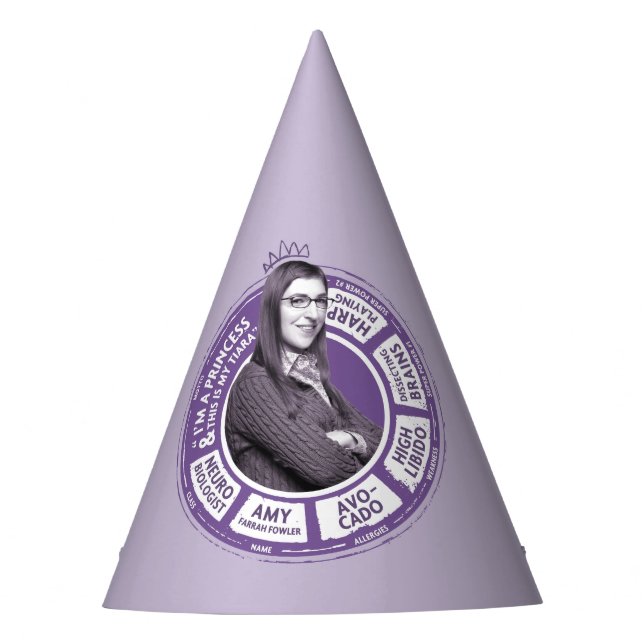 Chapeaux De Fêtes Amy Farrah Fowler - Graphique d'informations (Devant)