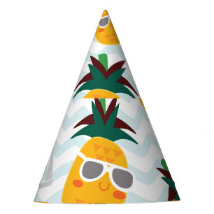 Chapeaux De Fêtes Ananas, bateau : mignon motif océanique.