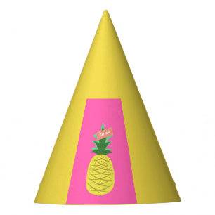Chapeaux De Fêtes Ananas jaune