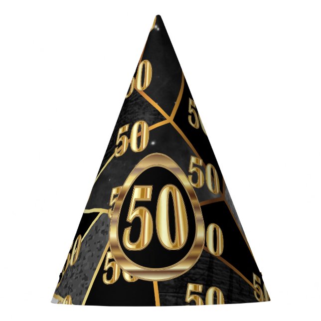 Chapeaux De Fêtes Anniversaire 50 ans (Devant)