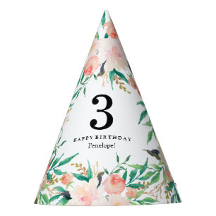 Chapeaux De Fêtes Anniversaire de Bouquet délicat