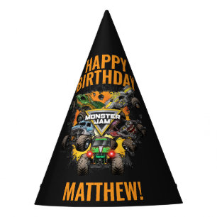 Chapeaux De Fêtes Anniversaire de Camions Monster Jam