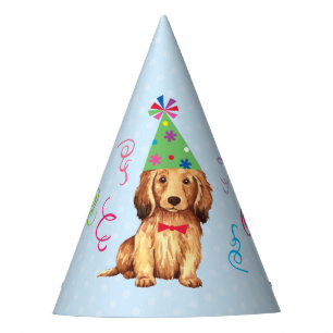 Chapeaux De Fêtes Anniversaire de Dachshund