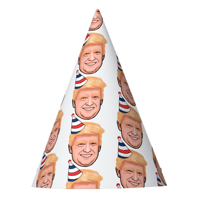 CHAPEAUX DE FÊTES ANNIVERSAIRE DE DONALD TRUMP (Devant)