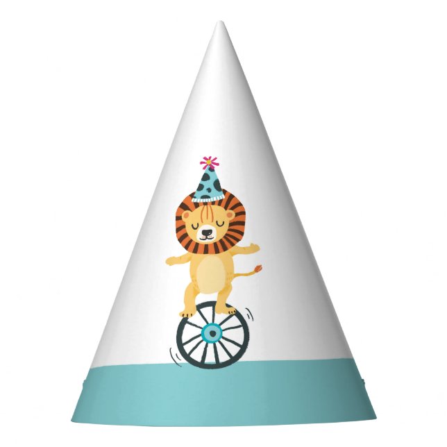 Chapeaux De Fêtes Anniversaire de enfant Animaux de cirque Casquette (Devant)