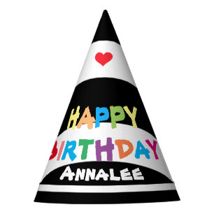 Chapeaux De Fêtes Anniversaire de enfant Party Fun Nom personnalisé