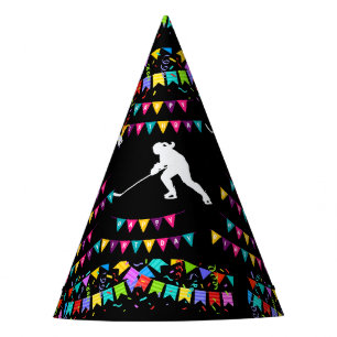 Chapeaux De Fêtes Anniversaire de fille de hockey