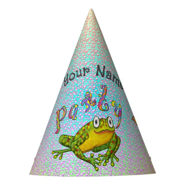 Chapeaux De Fêtes anniversaire de la grenouille (Devant)