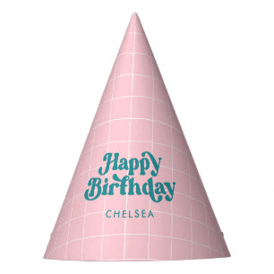 Chapeaux De Fêtes Anniversaire de la Piscine Rose