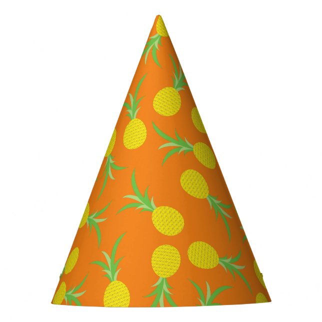 Chapeaux De Fêtes Anniversaire de l'ananas (Devant)