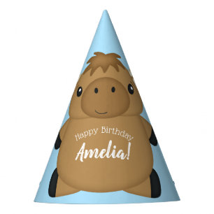 Chapeaux De Fêtes Anniversaire de l'orignal bleu