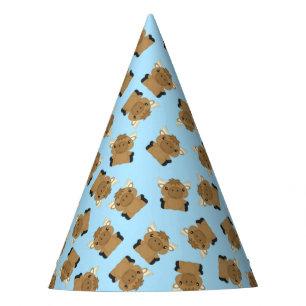 Chapeaux De Fêtes Anniversaire de l'orignal bleu
