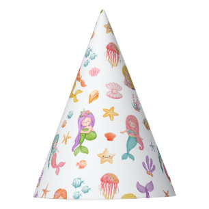 Chapeaux De Fêtes Anniversaire de Mermaid