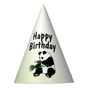 Chapeaux De Fêtes Anniversaire de Panda Bear
