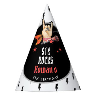 Chapeaux De Fêtes Anniversaire de Rockstar Punk Cool Tout Âge