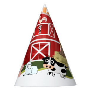 Chapeaux De Fêtes Anniversaire des animaux de ferme de Barnyard
