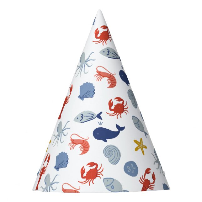Chapeaux De Fêtes Anniversaire des garçons côtiers (Devant)