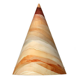 Chapeaux De Fêtes Anniversaire des vagues de crème pâtissière