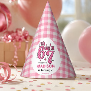 Chapeaux De Fêtes Anniversaire drôle de 7 ans Fête “J'avais 6 ans,